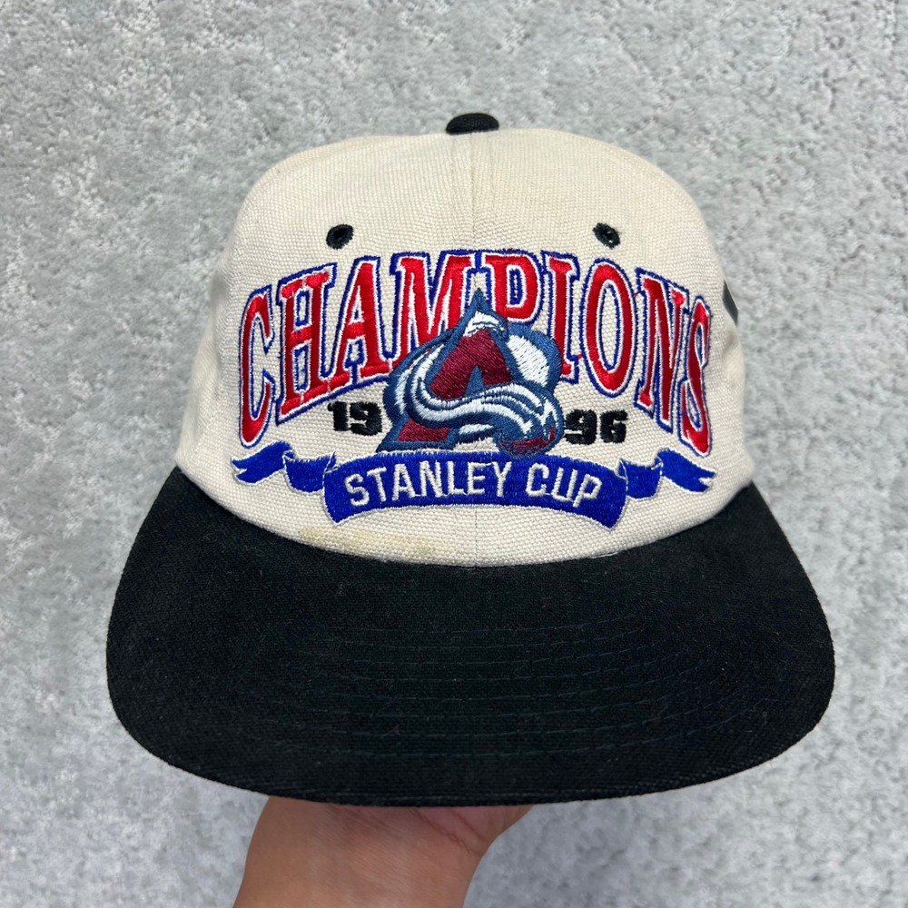 Vintage 1996 Colorado Avalanche Stanley Cup Champions Hat American Needle NWT